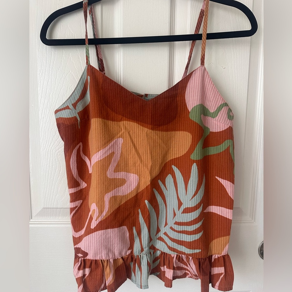 Open Edit Womens Tank Top Blouse